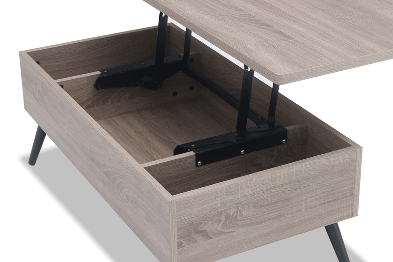 Venera Coffee Table Tables Spaze Furniture adjustable table coffee table with storage lift top table