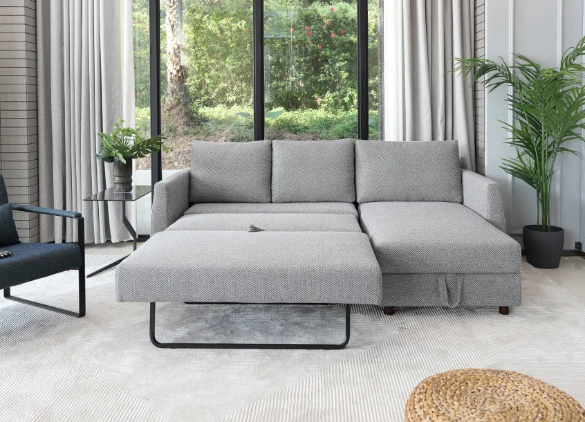Clever Storage Solutions Integrated Into Queen Sofa Beds
