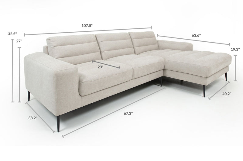 Newport Sectional Sofa - Right Hand