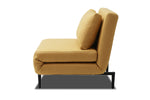 modern & comfortable Tuscany Yellow Alna Chair Sleeper Sofa Beds Spaze Furniture  Single Couch Sofa Bed for Small Spaces