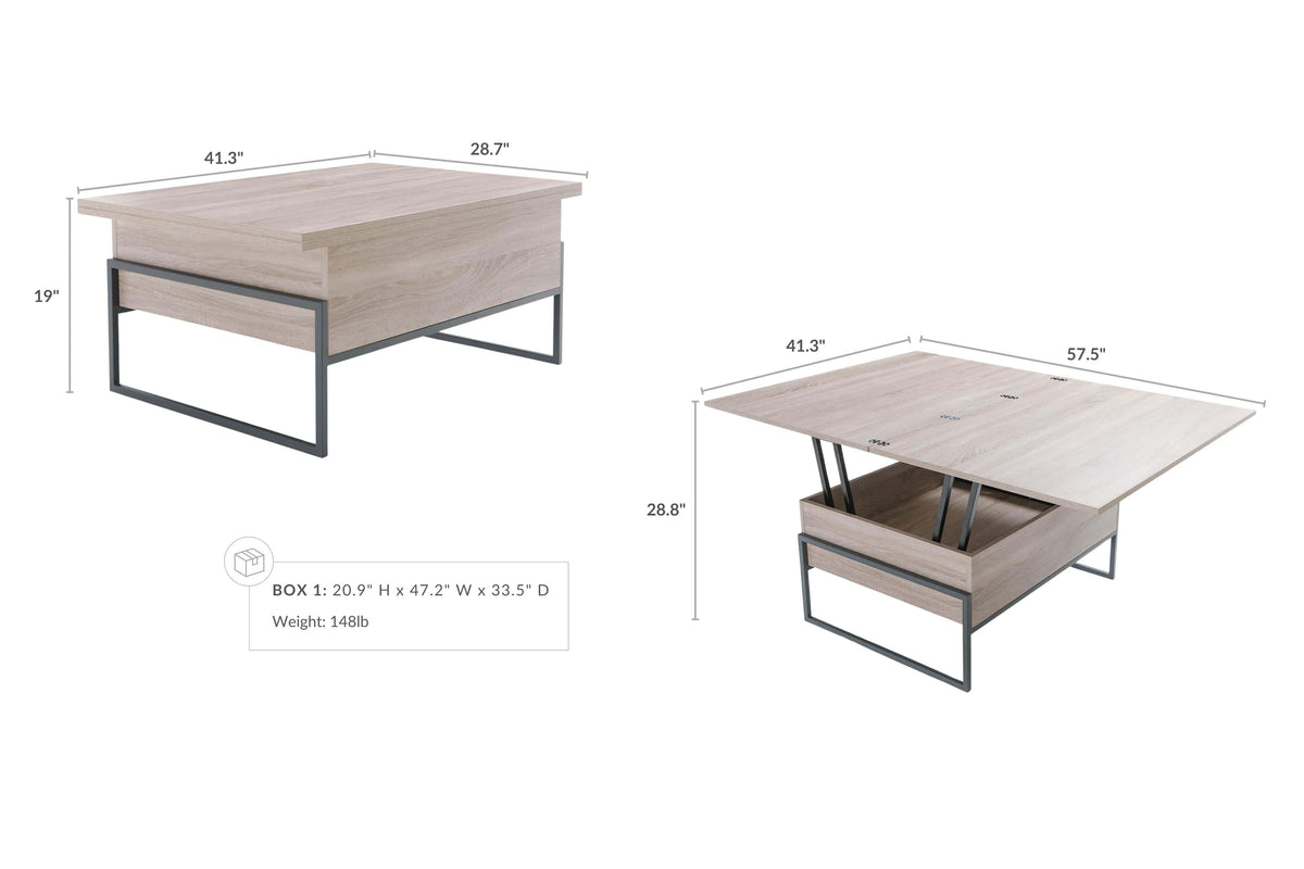 adjustable height adjustable width coffee table dining table Functional table multi-purpose table smart furniture