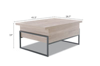 coffee to dining table multi-purpose table Spaze Furniture   coffee table with storage