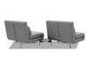 Modern sofa bed Armless sleeper sofa  chaise lounge condo furniture Functional Furniture 