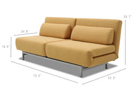 Ardina Sofa Bed - Open Box - Tuscany Yellow