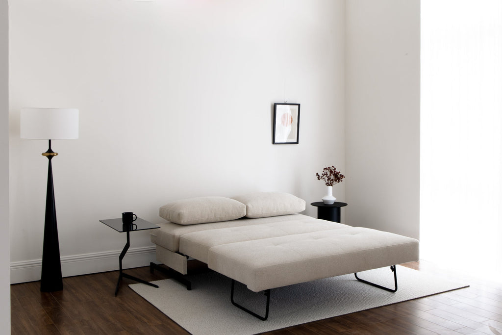 Armless 2 Seat Queen Sofa Bed