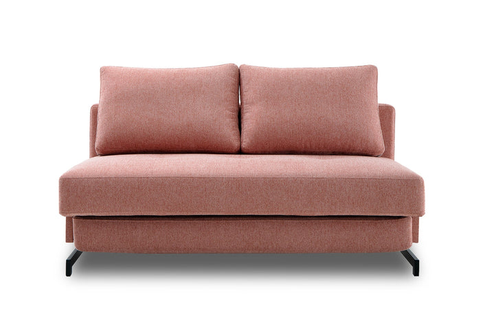 Best sofa bed for small spaces Office sofa bed Modern sofa bed Armless sleeper sofa pull out bed apartment furniture Pink Sofa Bed Spaze Furniture 