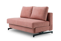 Best sofa bed for small spaces Modern sofa bed Armless sleeper sofa apartment furniture Pink Sofa Bed Spaze Furniture 