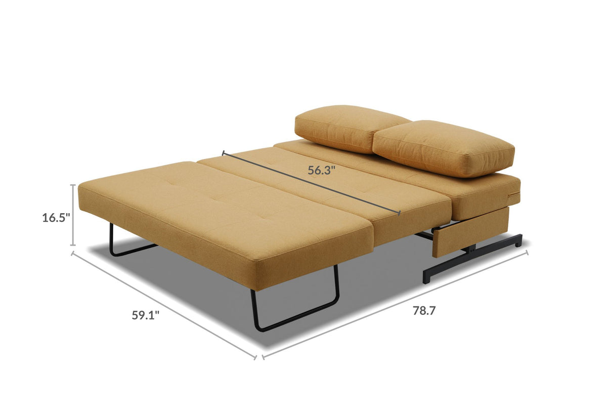 queen-sized sleeper Armless sleeper sofa  condo furniture Functional Furniture  Sofa Beds  modern  comfortable 