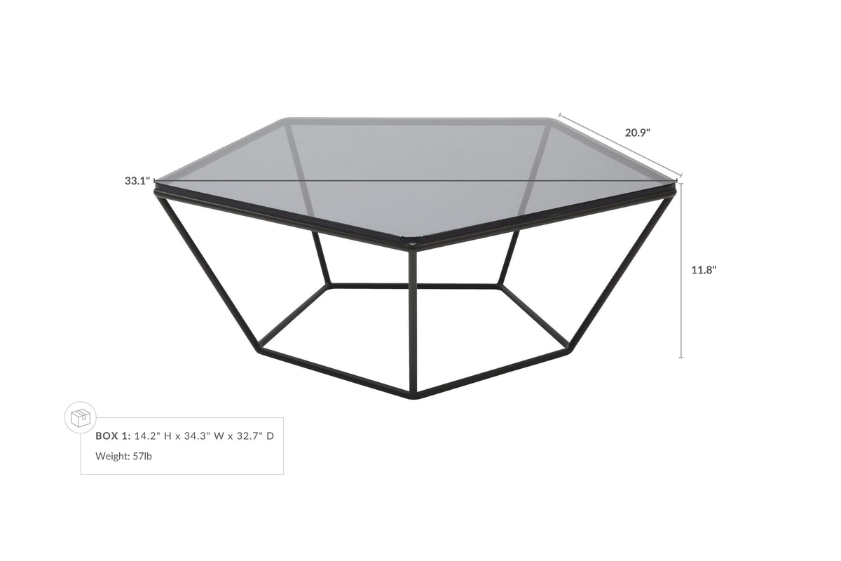 coffee table glass coffee table Spaze Furniture Cinco Coffee Table End Table