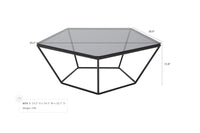 coffee table glass coffee table Spaze Furniture Cinco Coffee Table End Table