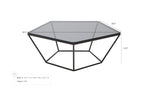 coffee table glass coffee table Spaze Furniture Cinco Coffee Table End Table
