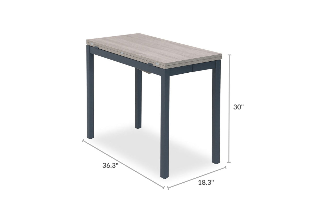 Functional table multi-purpose table adjustable width expandable Console table to Dining table