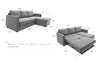 Sofa Beds Sectional sleeper sofa   modern  comfortable  small spaces multi-functional sofa bed queen sofa bed with storage
