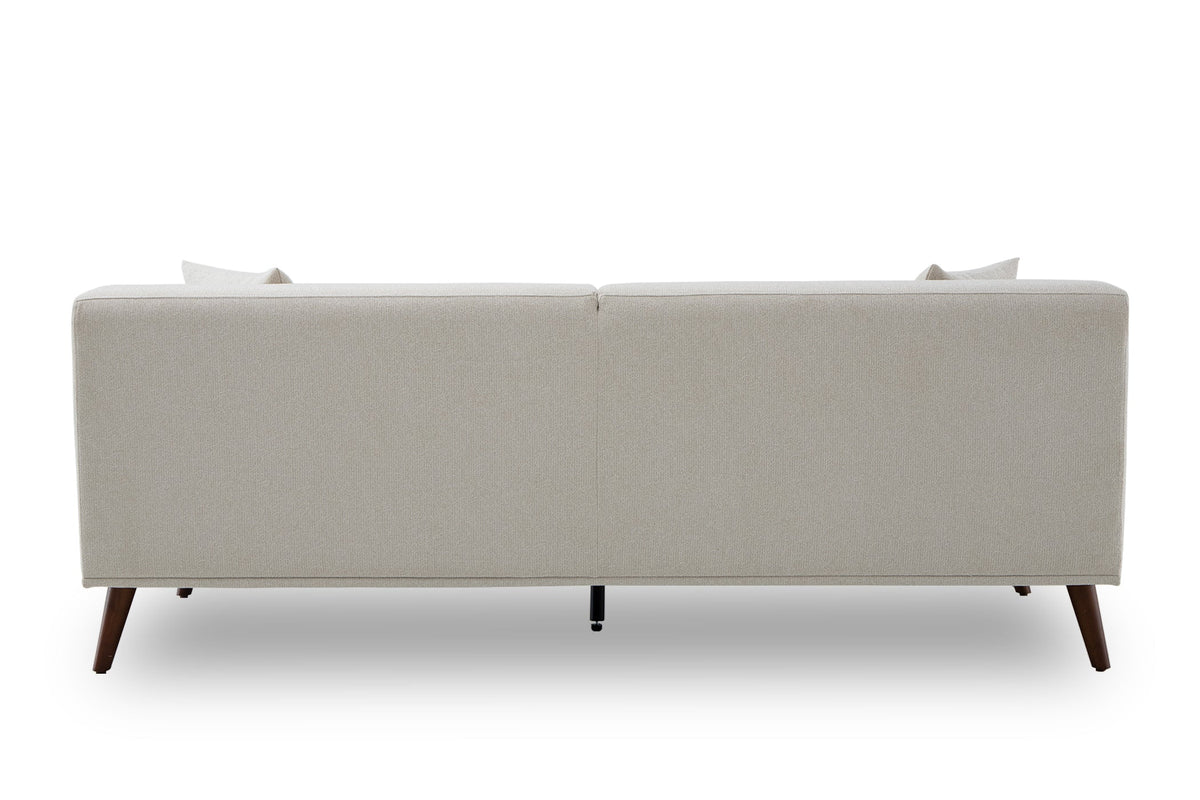 Mercury Sofa Spaze Furniture modern design comfortable wooden legs 2.5 seats White Living room furniture modern couch mid-century 