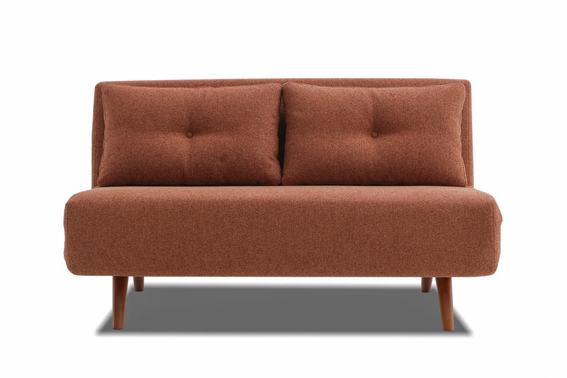 Napa Spfa Bed Bronze Orange Wooden Legs Spaze Furniture Best sofa bed for small spaces Office sofa bed Modern sofa bed