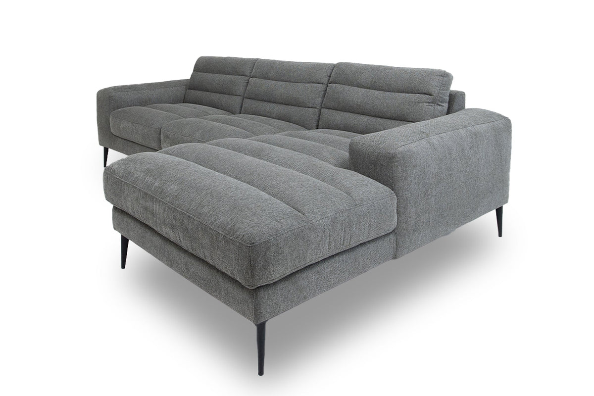  Couch Comfortable  Furniture Seating Spaze Furniture Grey Sectional  Sofa 