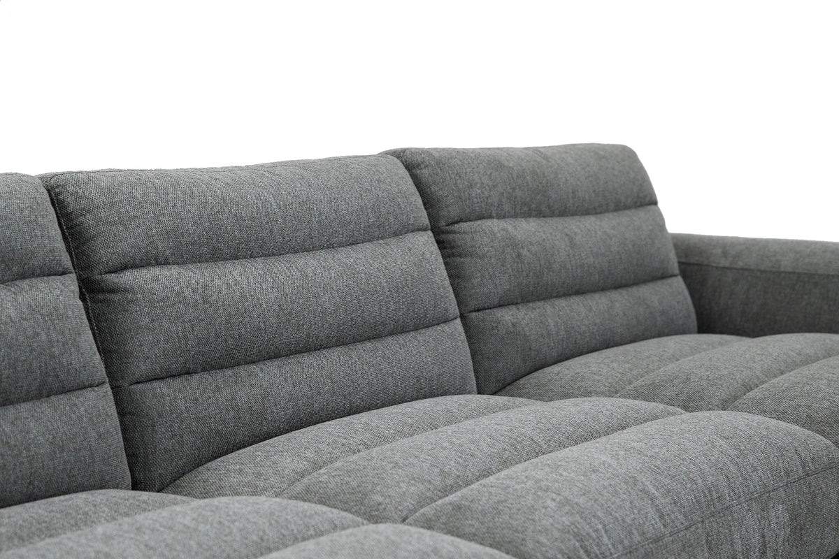 Condo Furniture Living Room Furniture Couch Sofa Chaise Seating Spaze Furniture Grey 