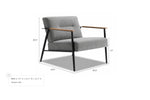 Occasional Chairs Porta Armchair Modern apartment furniture 