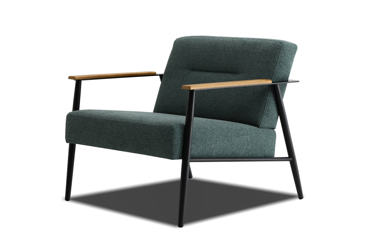 Porta Arm Chair Emerald Green Living Room