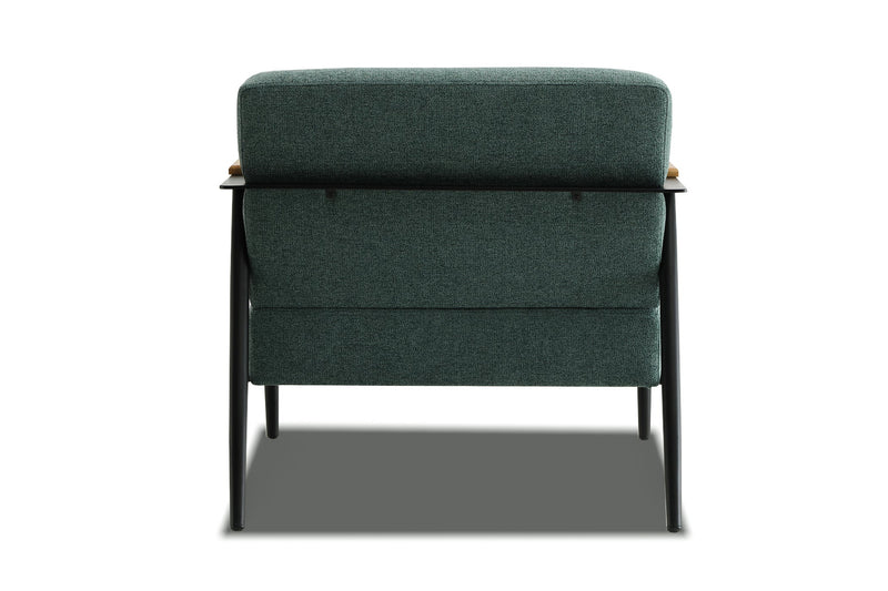 Porta Arm Chair Spaze Furniture modern comfortable small spaces occasional chair Emerald Green