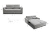  Sidney Sofa Bed dimensions Queen-sized Sleeper Best pull out couch