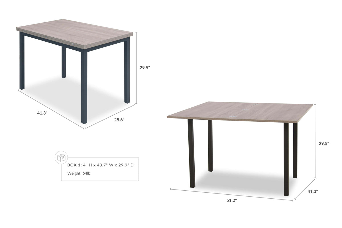 expandable multi-purpose table smart furniture small space Console table to Dining table