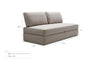 Best sofa bed for small spaces Small sofa bed Armless sleeper sofa single sleeper sofa bed with storage Spaze Furniture dimensions