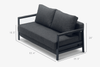 60 sleeper sofa modern  comfortable  small spaces multi-functional sofa bed queen futon