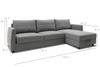 Bergen Sectional Sofa Bed Feather Grey condo furniture Functional Furniture sectional sleeper sofa 