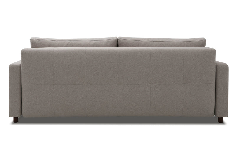 Sleek and stylish three-seat sofa bed