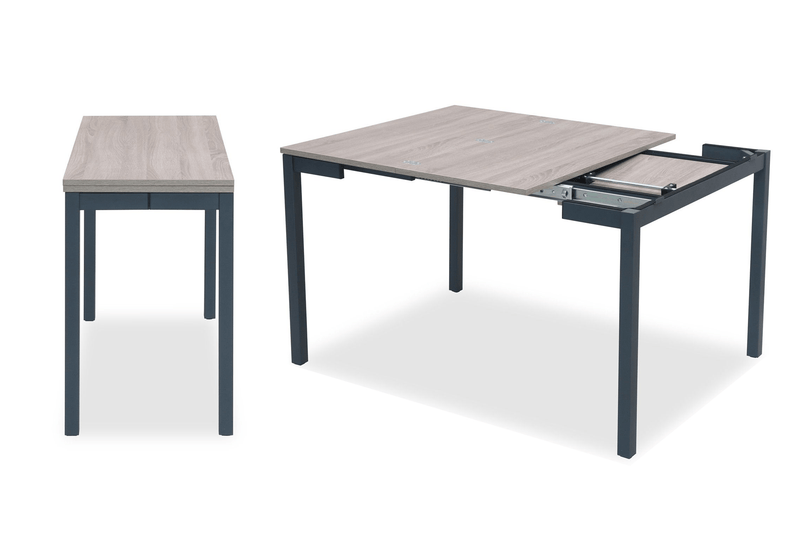Dion Extendable Table Tables Spaze Furniture Grey Walnut 