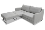 Convenient two-seat sofa bed with easy assembly
