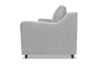 Sleek two-seat sofa bed with minimalist design
