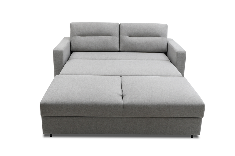 Sidney 2 Seat Sofa Bed Sofa Beds Spaze Furniture Silver Sand Queen Sleeper Sofa